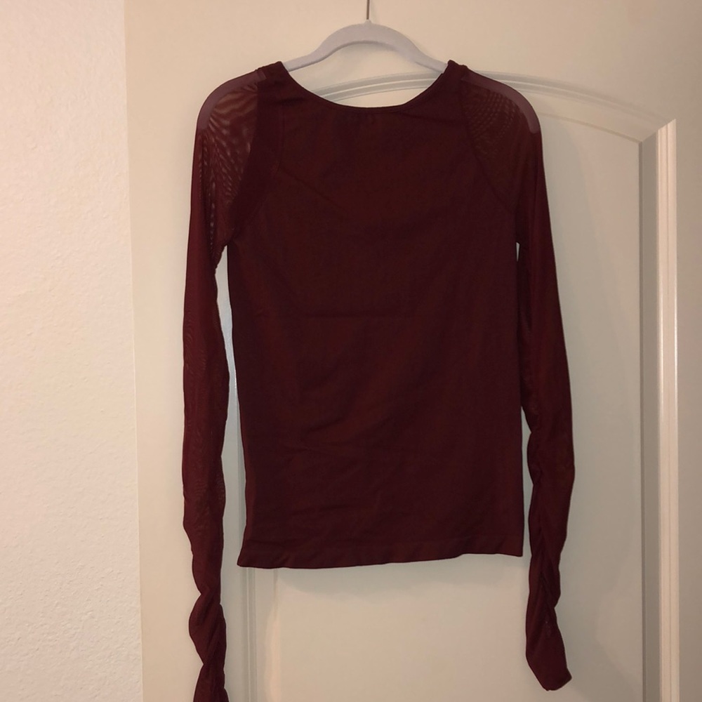 Free People Scrunch Sleeve Top